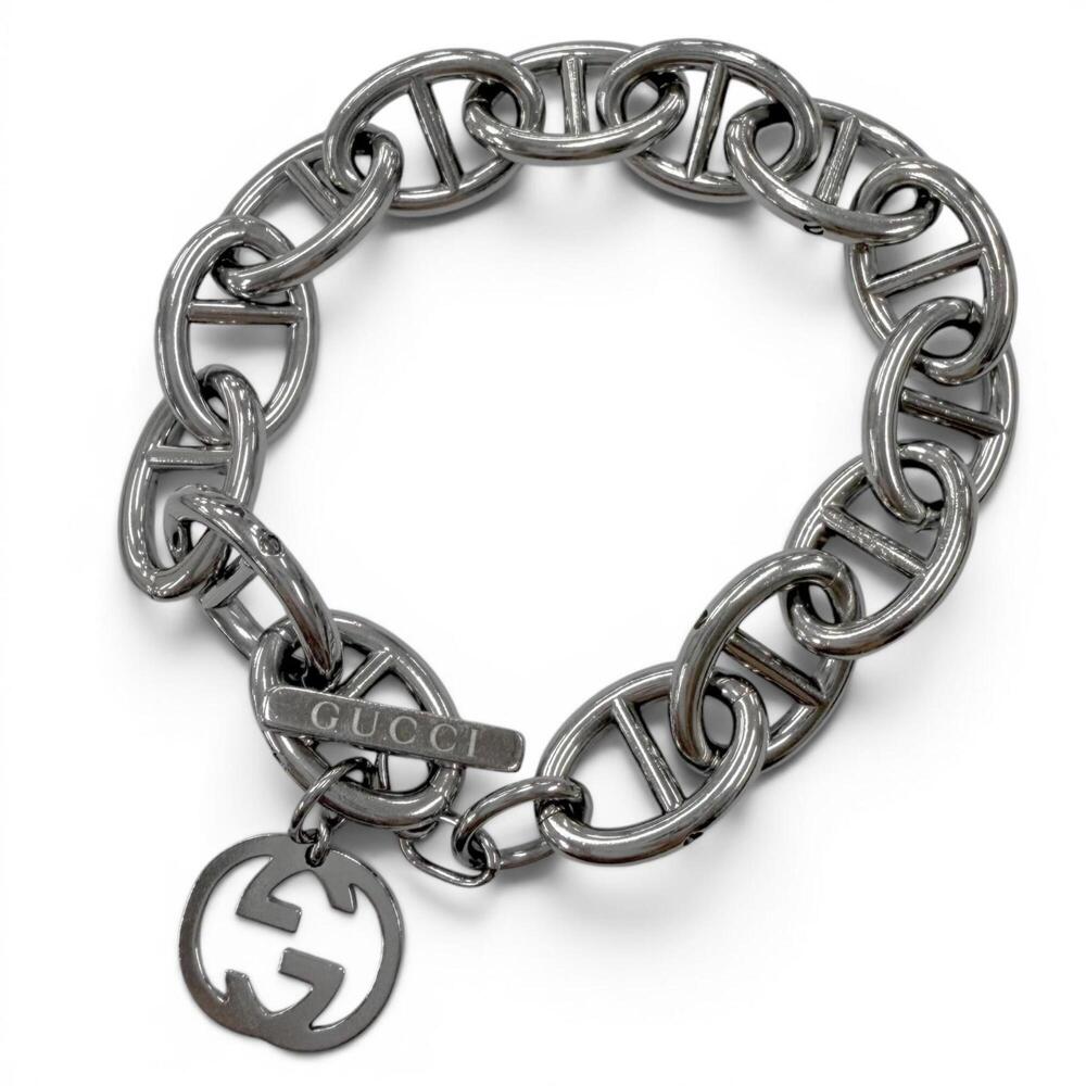 GUCCI Vintage Silver Charm Bracelet